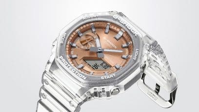 GA-2100BM-7A5 Translucent material for a see-through design