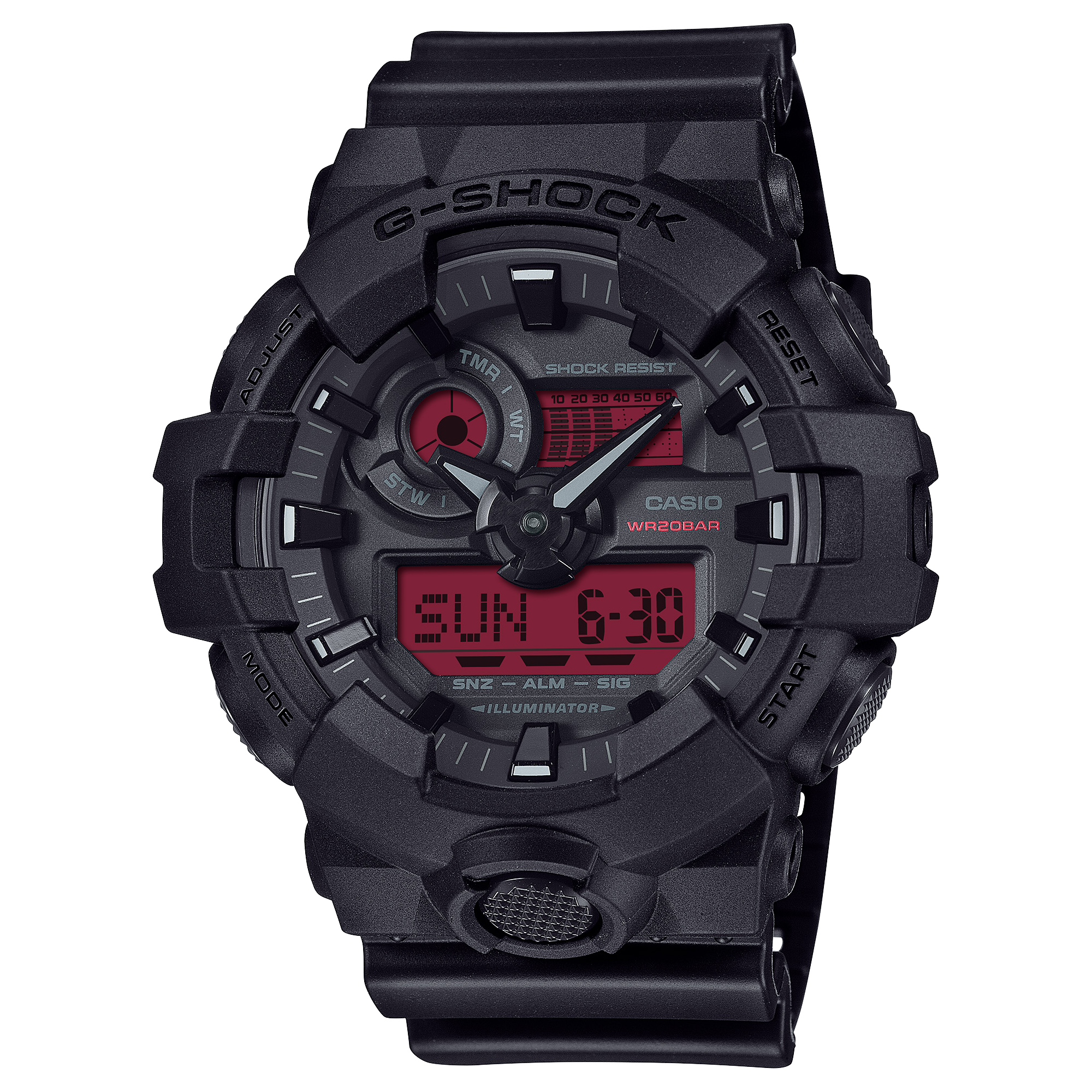 GA-700BBR-1A | G-SHOCK ANALOG-DIGITAL Black | CASIO CANADA