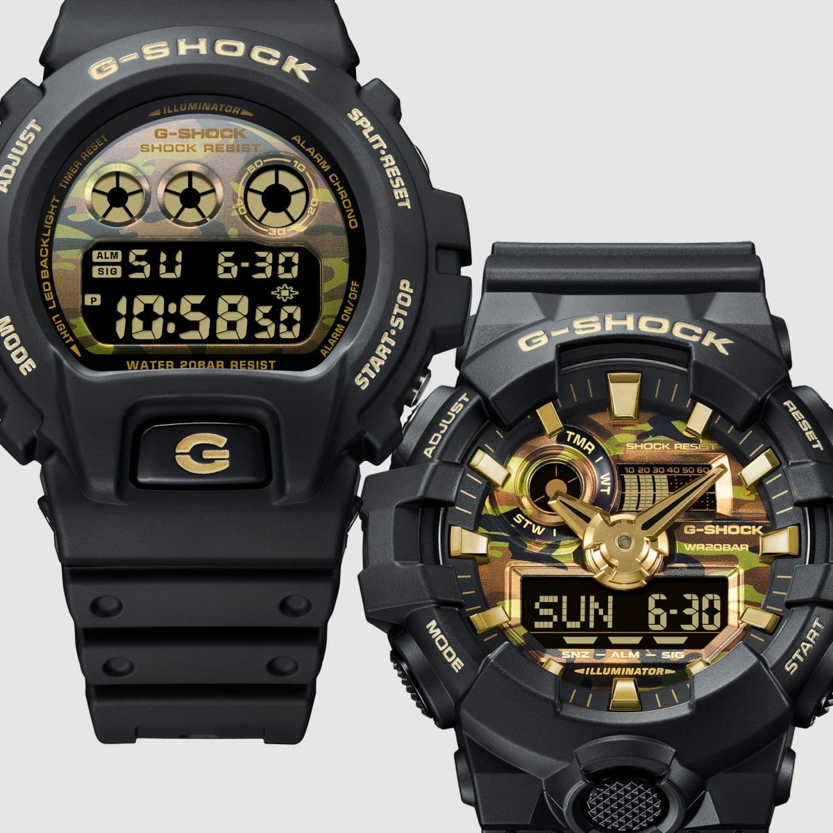 GA-700CF-1A Camo and gold #3