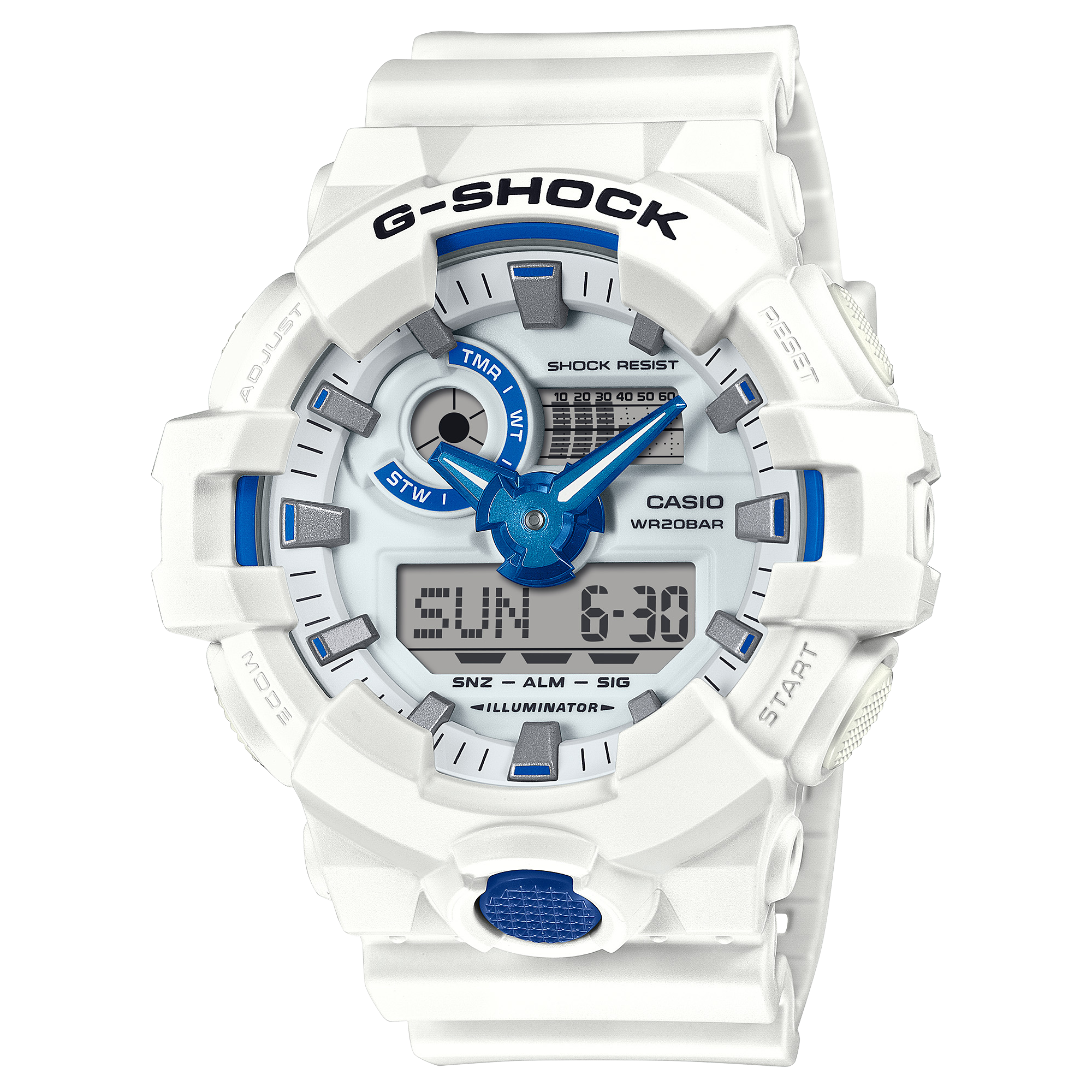 GA-700HDS-7A | G-SHOCK ANALOG-DIGITAL White | CASIO CANADA