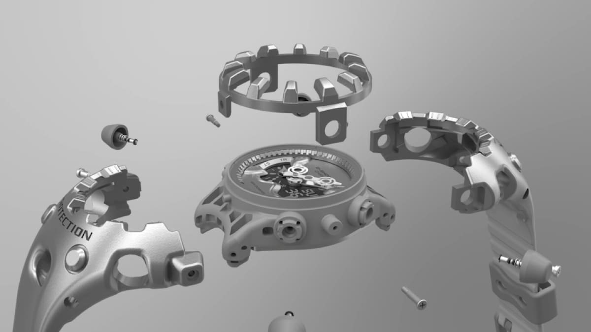 GA-V01-2A Shock-resistant structure with an original, new exterior