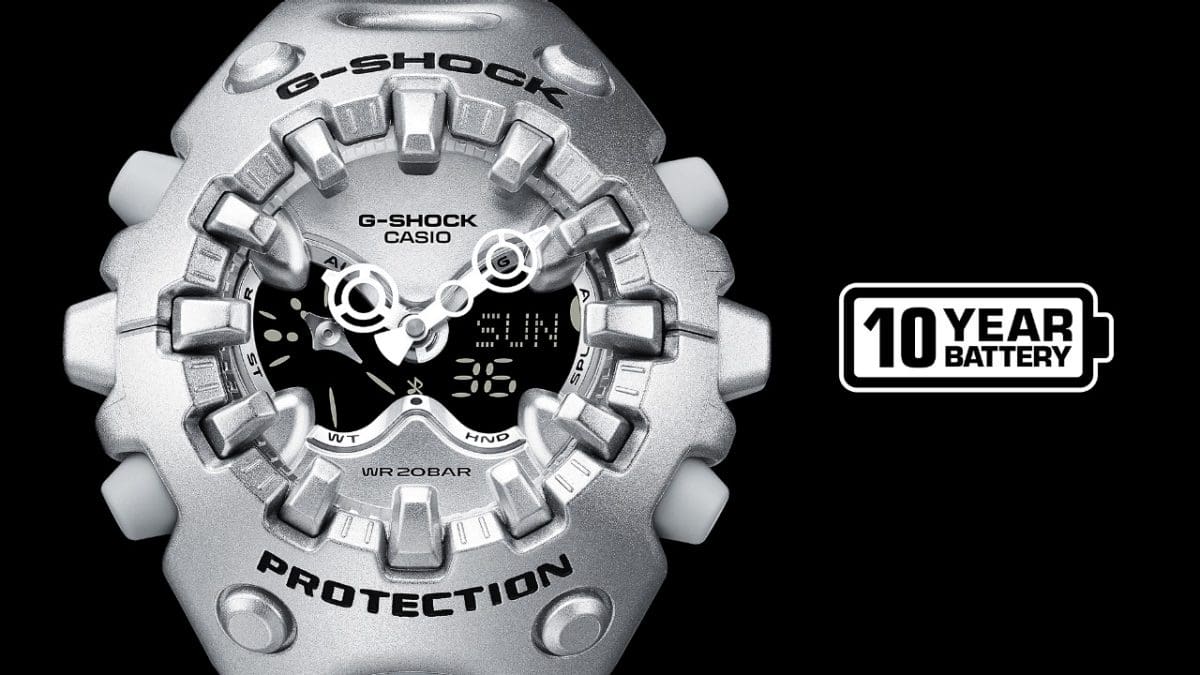 GA-V01A-8A Long-lasting timepiece with approximately 10-year battery life