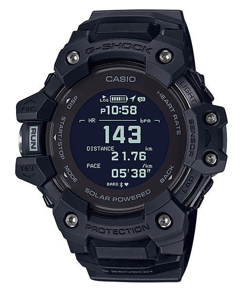 CASIO GBD-H1000 ブラック デジタル腕時計 GBD-H1000-1 | G-SHOCK G-SQUAD Black | CASIO CANADA