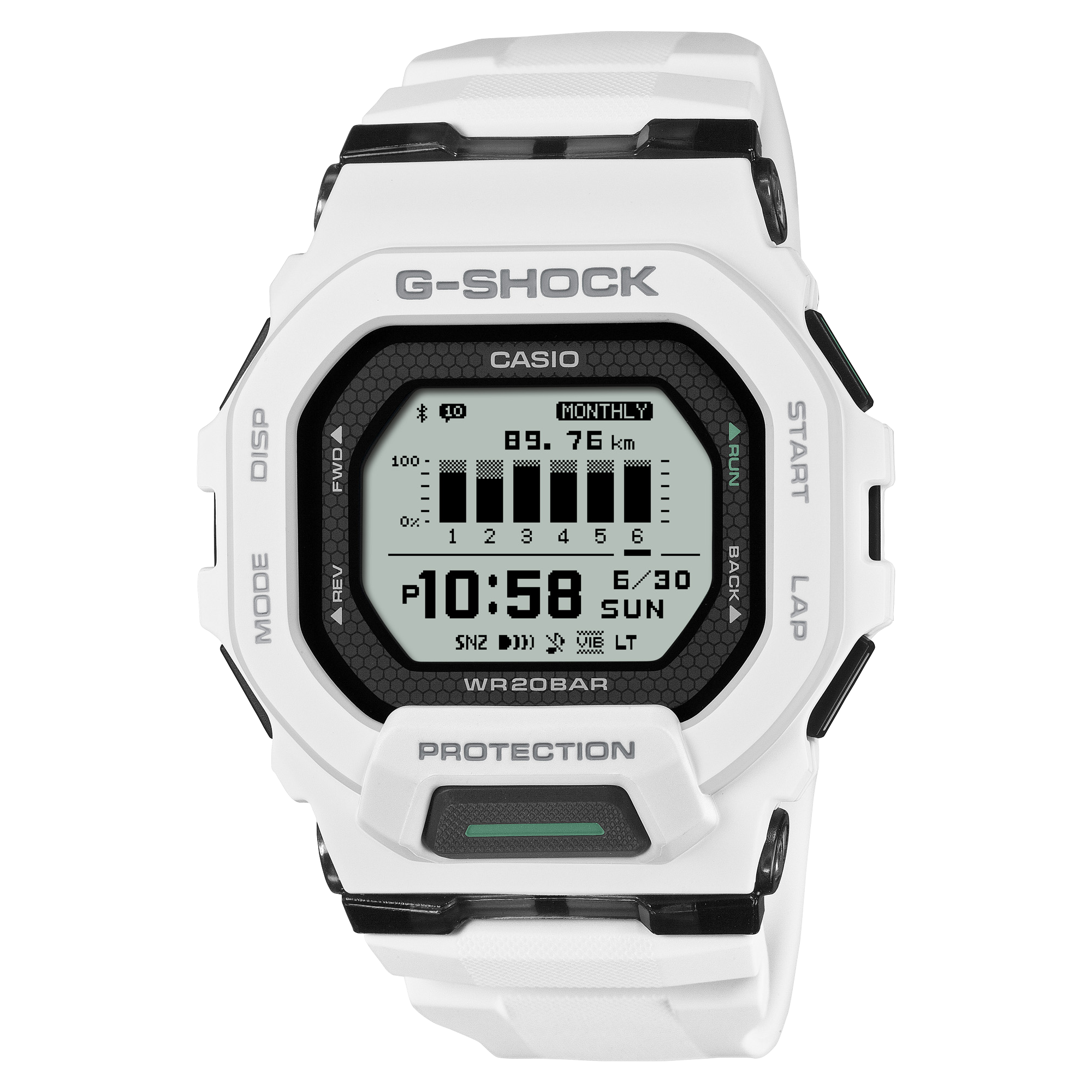 GBD-200-7 | G-SHOCK G-SQUAD White | CASIO CANADA