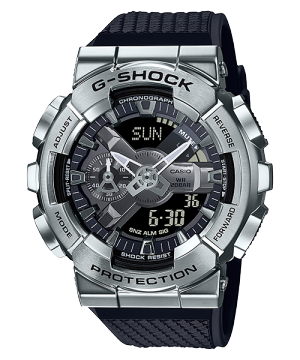 時計 G-SHOCK GM-110B CASIO GM-110-1A | G-SHOCK G-STEEL Silver | CASIO CANADA