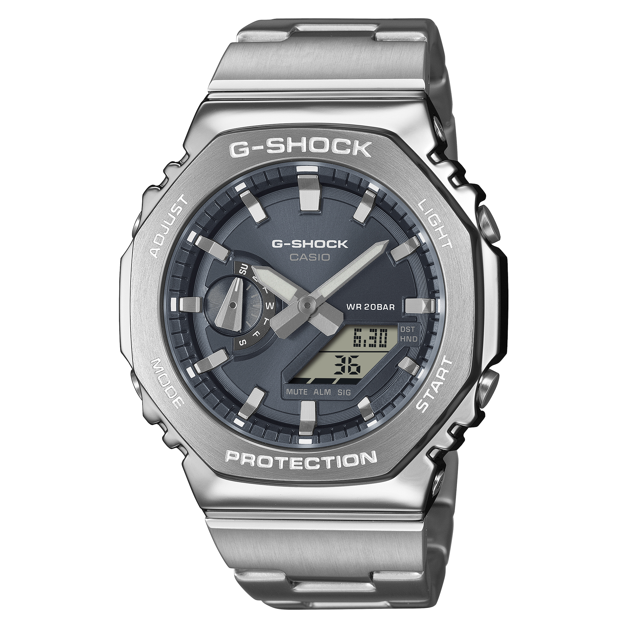 GM-2110D-8A | G-SHOCK G-STEEL Silver | CASIO CANADA