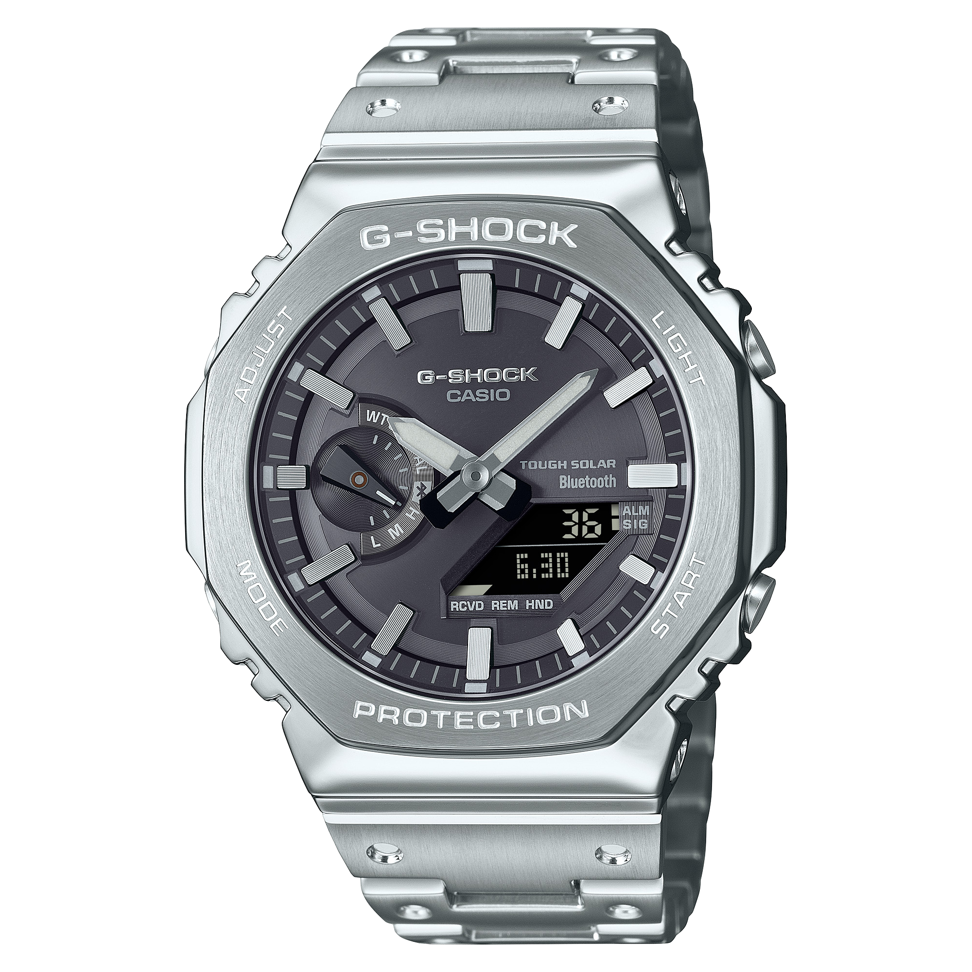 CASIO カシオ G-SHOCK Gショック　GM-B2100SD-1AJF GM-B2100SD-1A | G-SHOCK FULL METAL Silver | CASIO CANADA