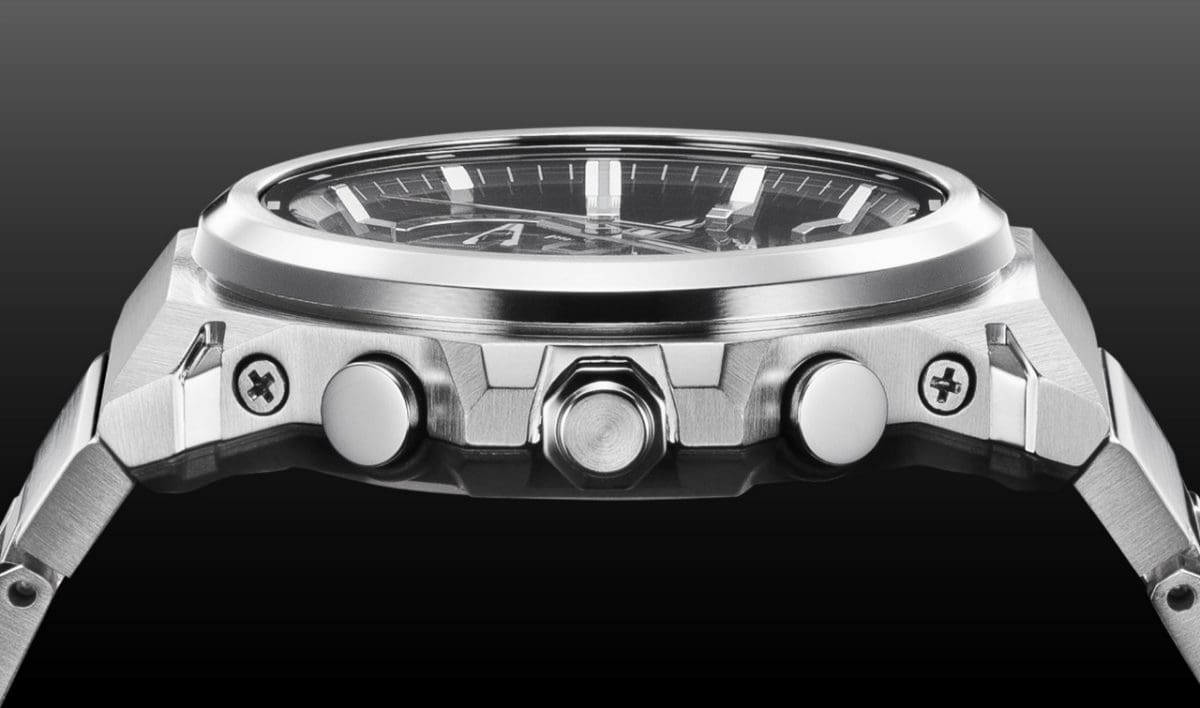 GST-B1000D-1A Key resin components used in the case are made with bio-based resin