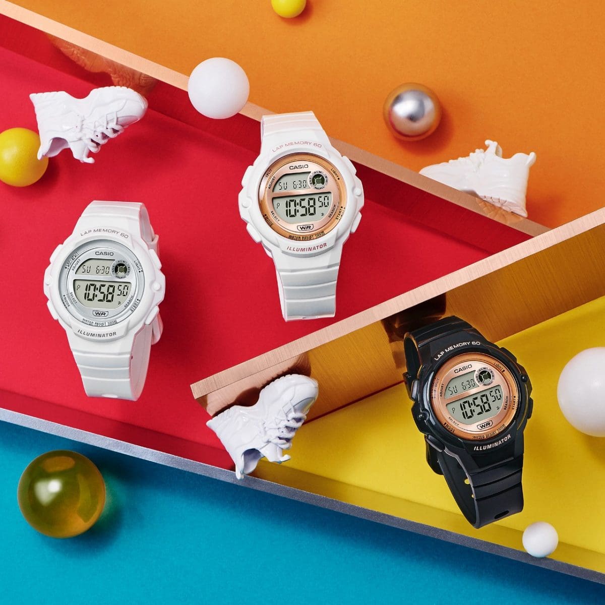 From left: LWS-1200H-7A1V, LWS-1200H-7A2V, LWS-1200H-1AV