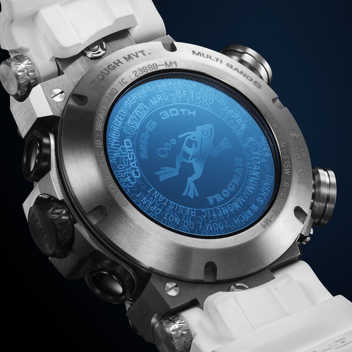 MRG-BF1000EB-1A Case-back engravings: Symbolic expressions of the FROGMAN identity #5