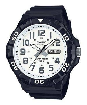 Casio Orologio MRW-210HB-3BVCF – Stile Militare, Impermeabile 100m, Cinturino In Tessuto