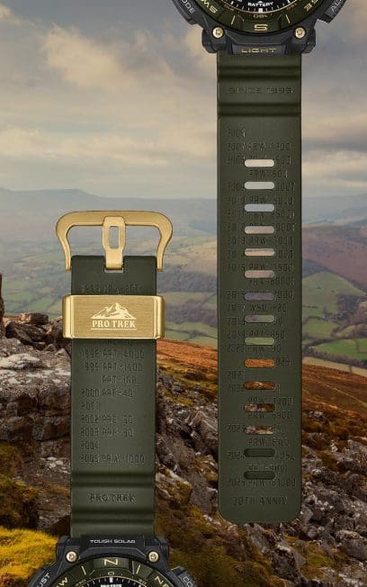 PRG-340ANS-3 Memorial band design: Celebrating PRO TREK history