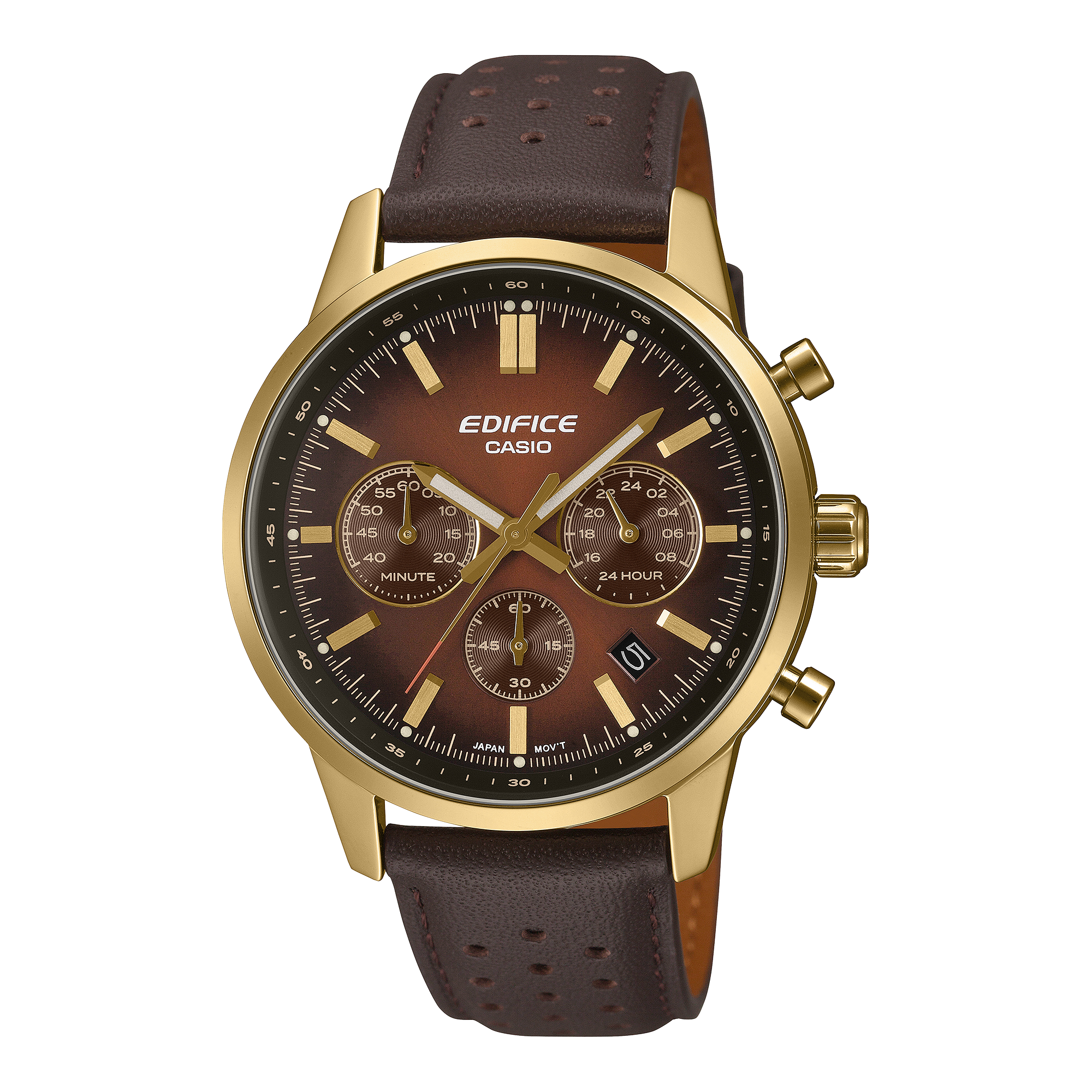 CASIO EDIFICE Uhr EFR-575CL-5A | Unisex | Gold