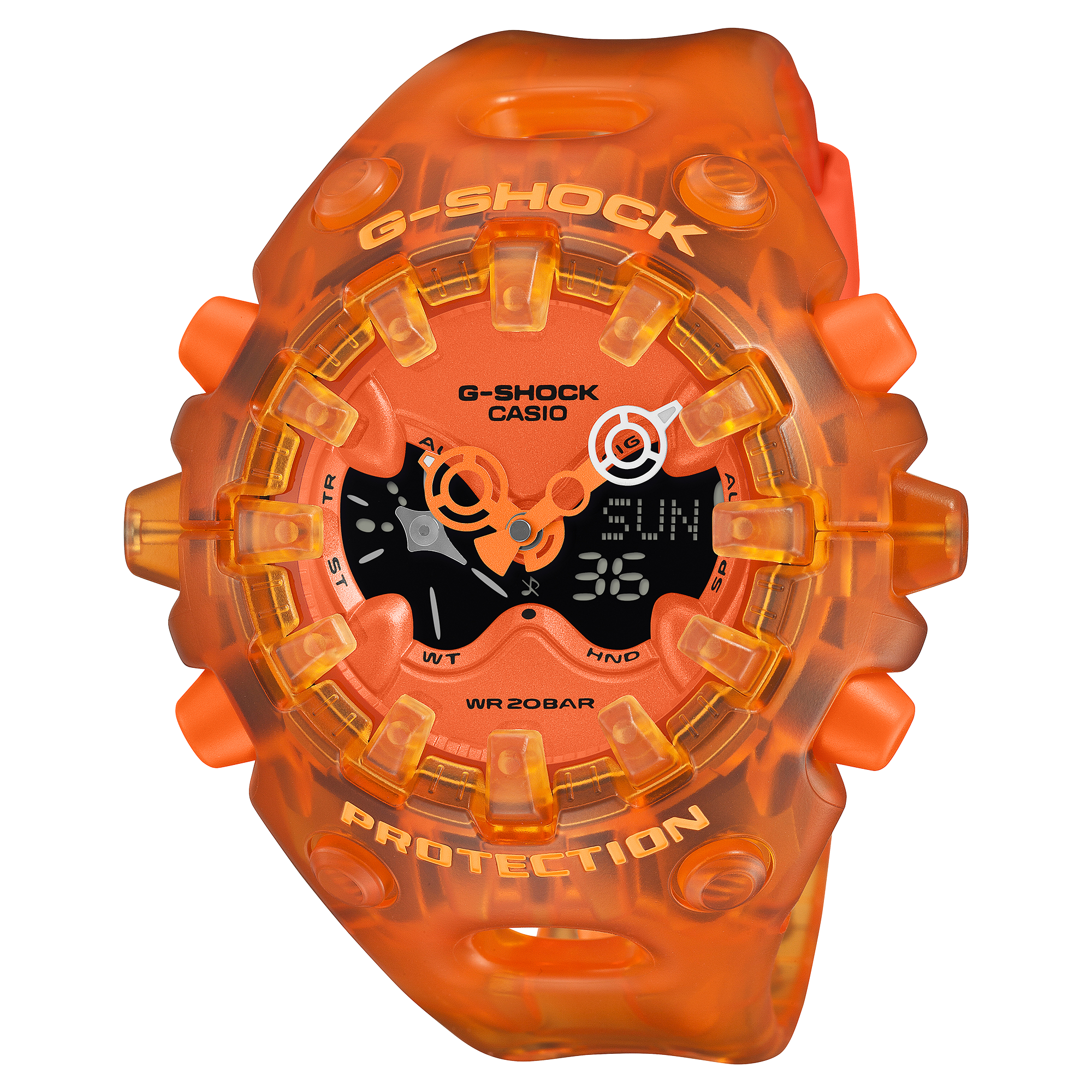 G-SHOCK Uhr GA-V01SKE-4A by CASIO | Orange/Transparent