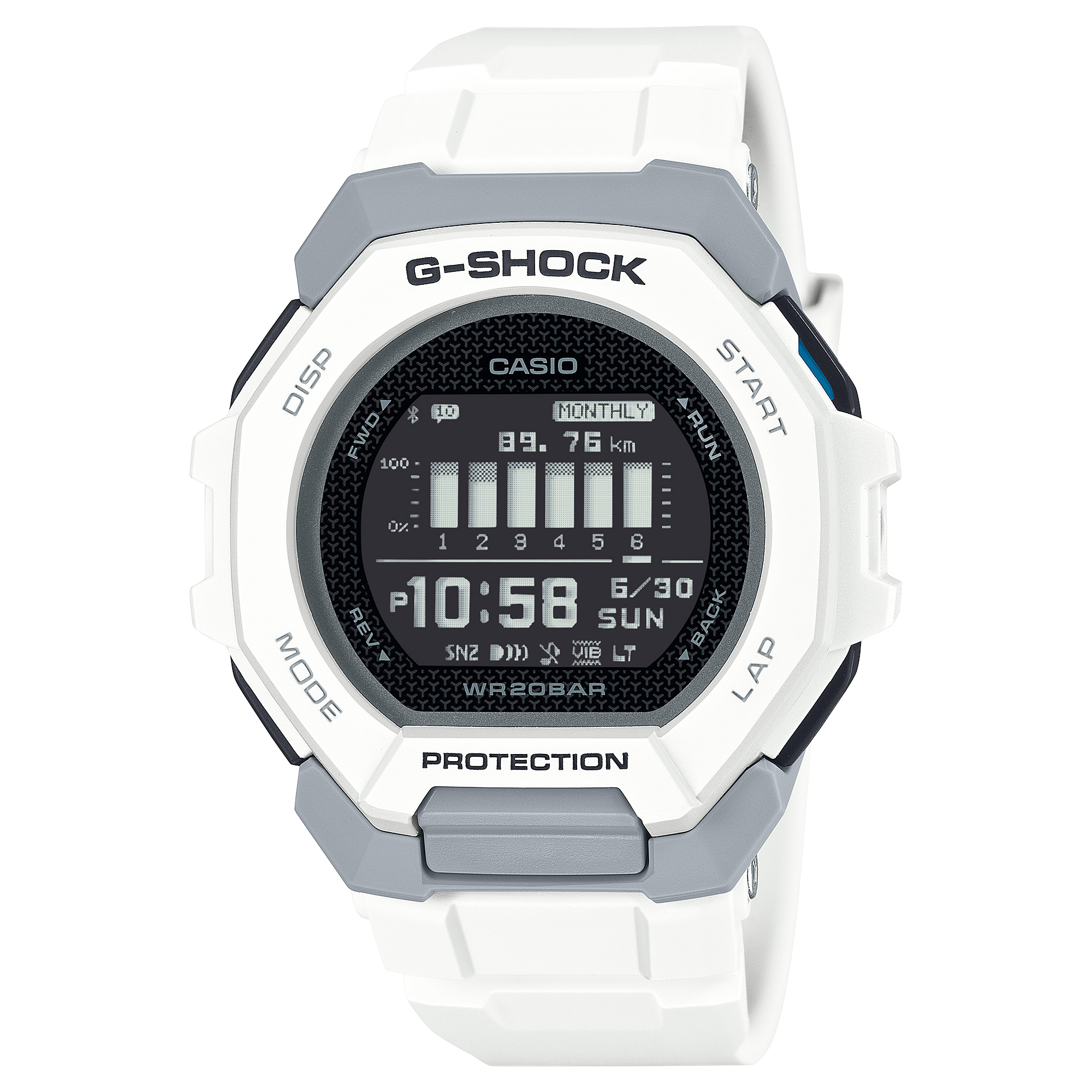 G-SHOCK Uhr GBD-300-7 by CASIO | Weiß/Grau