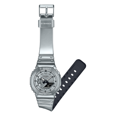 Die silberne GM-2100YM-8A mit gebogenem Armband