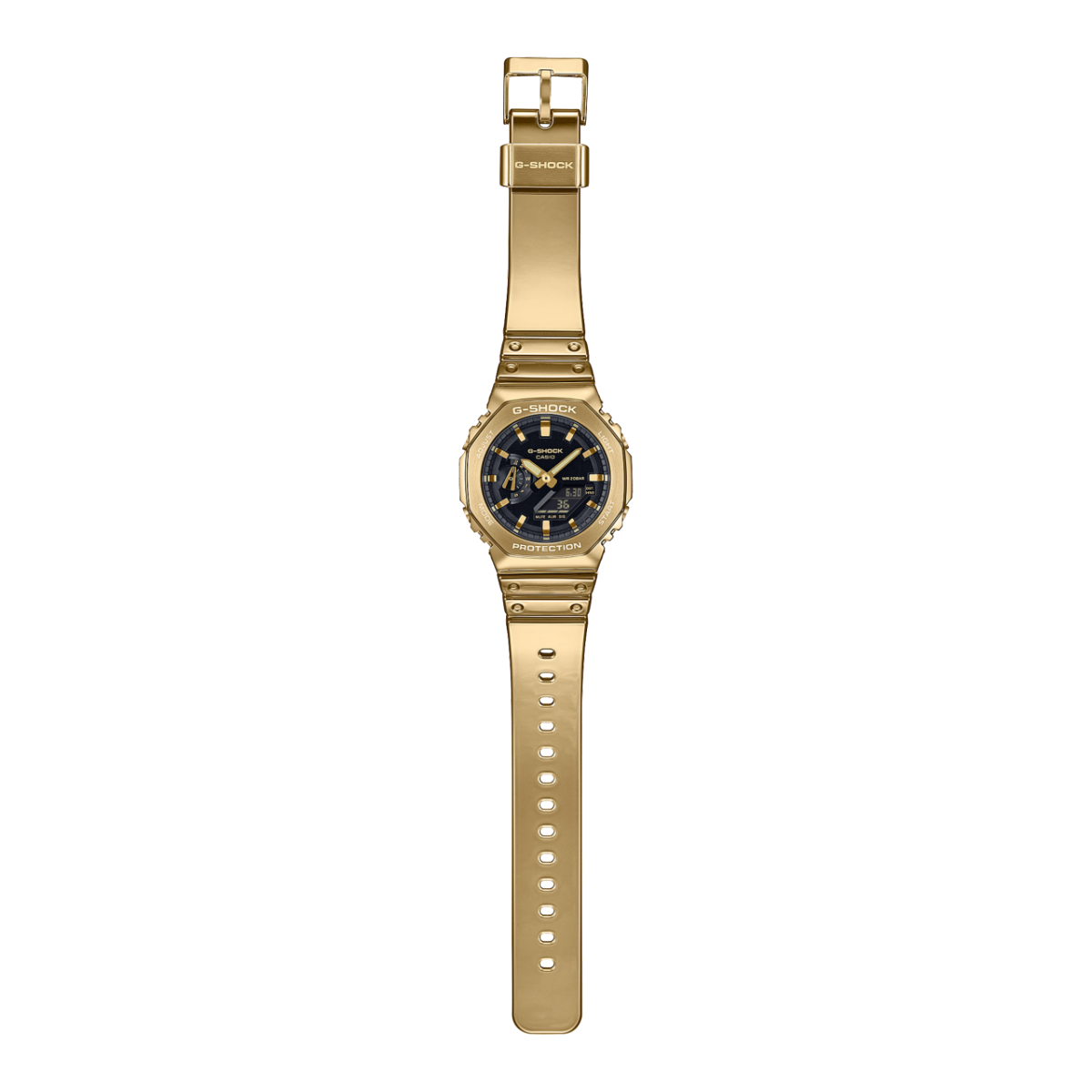 Komplettansicht der G-SHOCK Analoguhr GM-2100YMG-9A