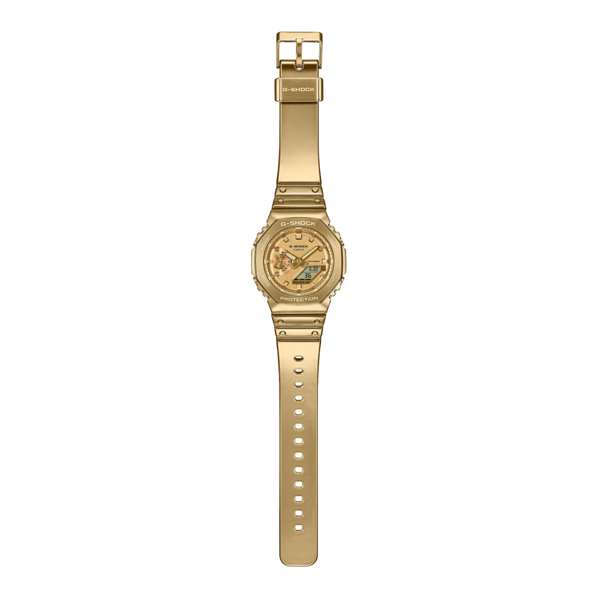Komplettansicht der G-SHOCK Analoguhr GM-2100YMG-9A9