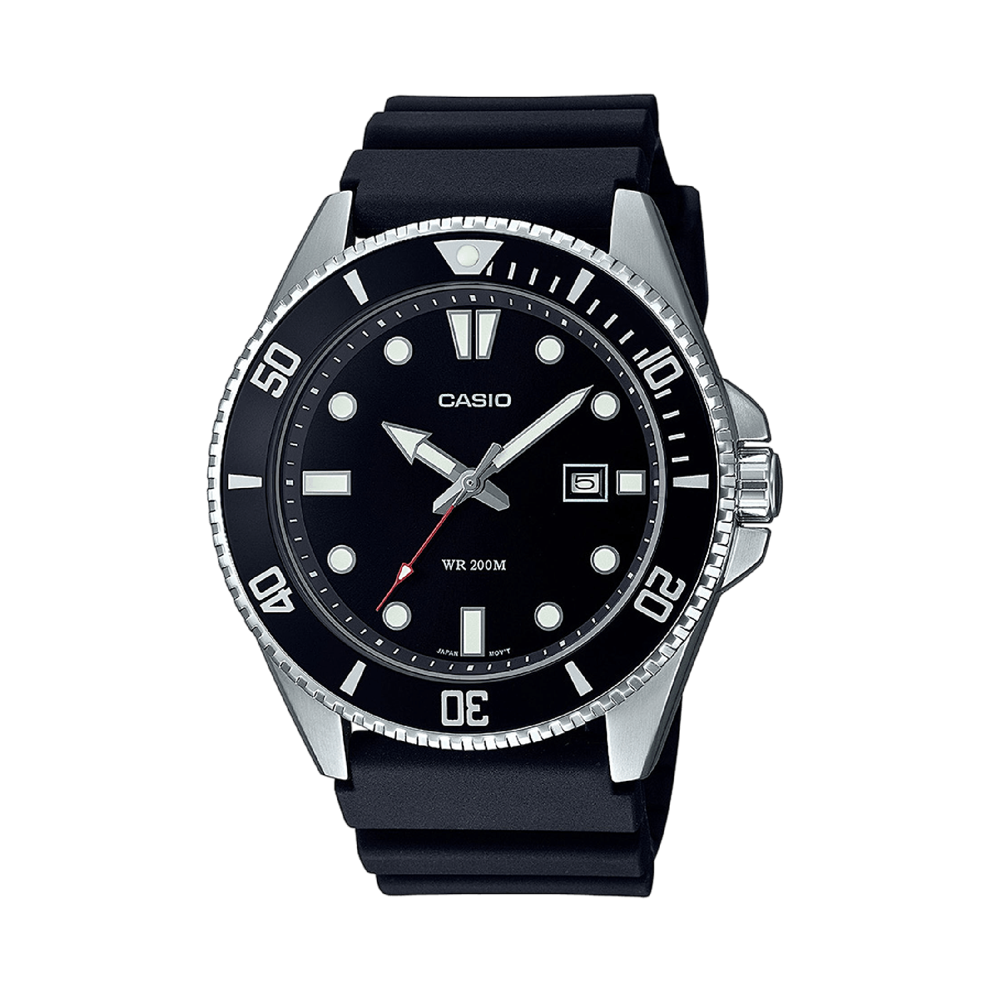 CASIO Timeless Collection Uhr MDV-107-1A1V | Schwarz