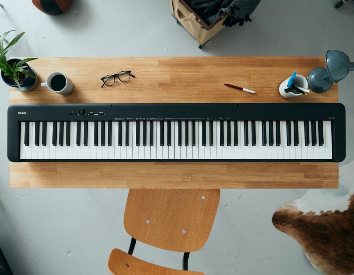 カシオ(CASIO)電子ピアノ CDP-S110BK 88鍵盤 スリムデザイン CDP-S110BK