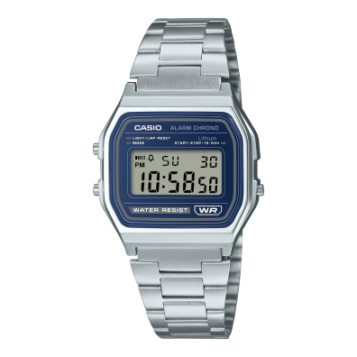 Reloj Casio calculadora ca-500wegg-1b correa de acero inoxidable