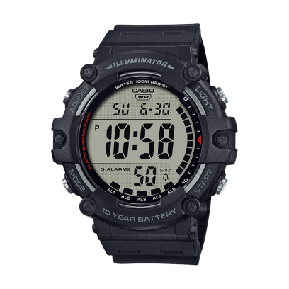 Vista frontal del AE-1500WH-1AV negro