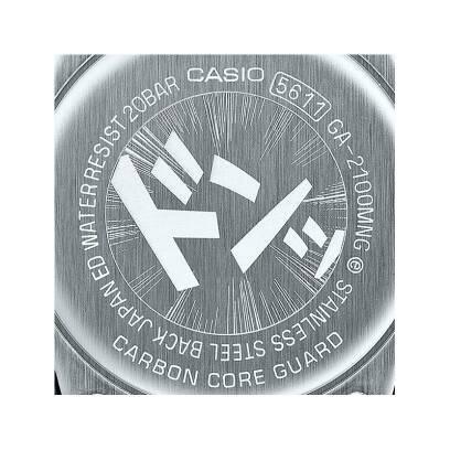 GA-2100MNG-2A, grabado en la parte trasera