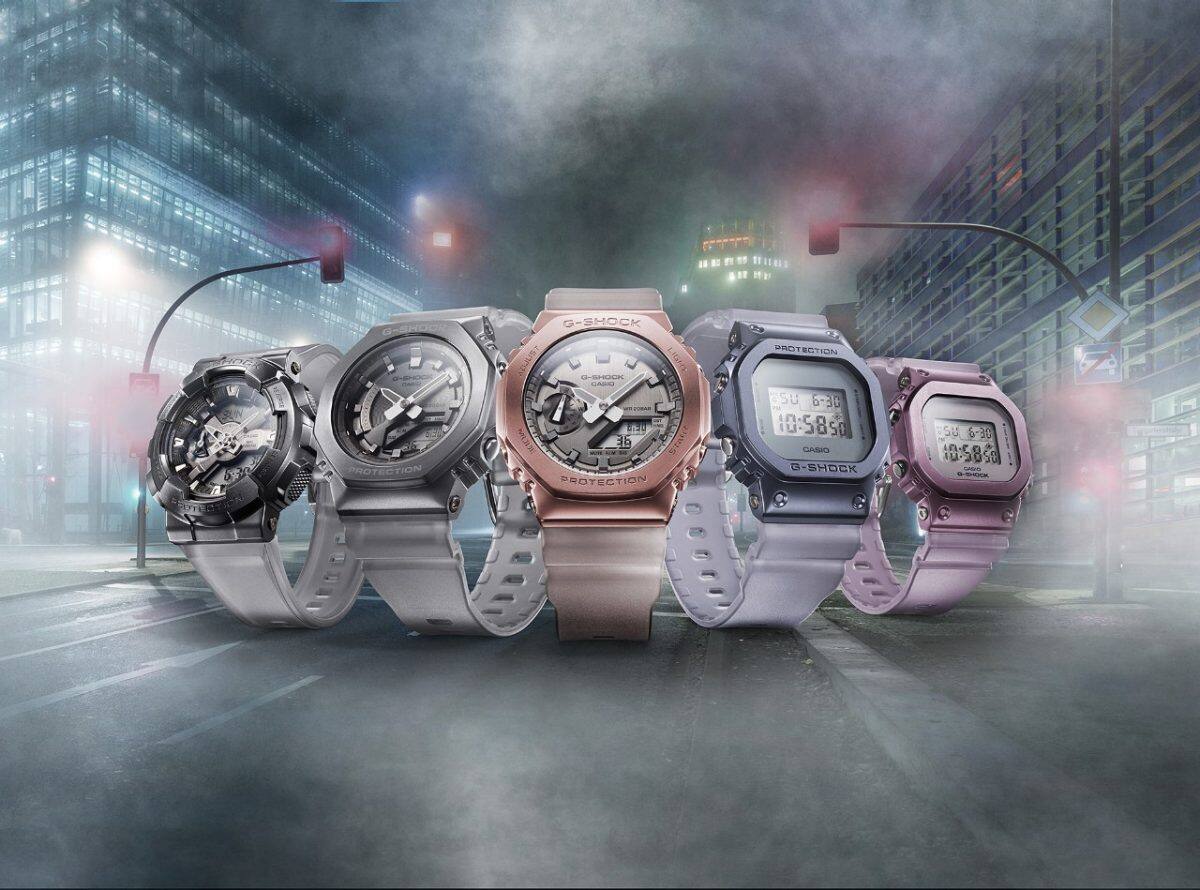 Desde la izquierda: GM-110MF-1A, GM-S2100MF-1A, GM-2100MF-5A, GM-5600MF-2 y GM-S5600MF-6