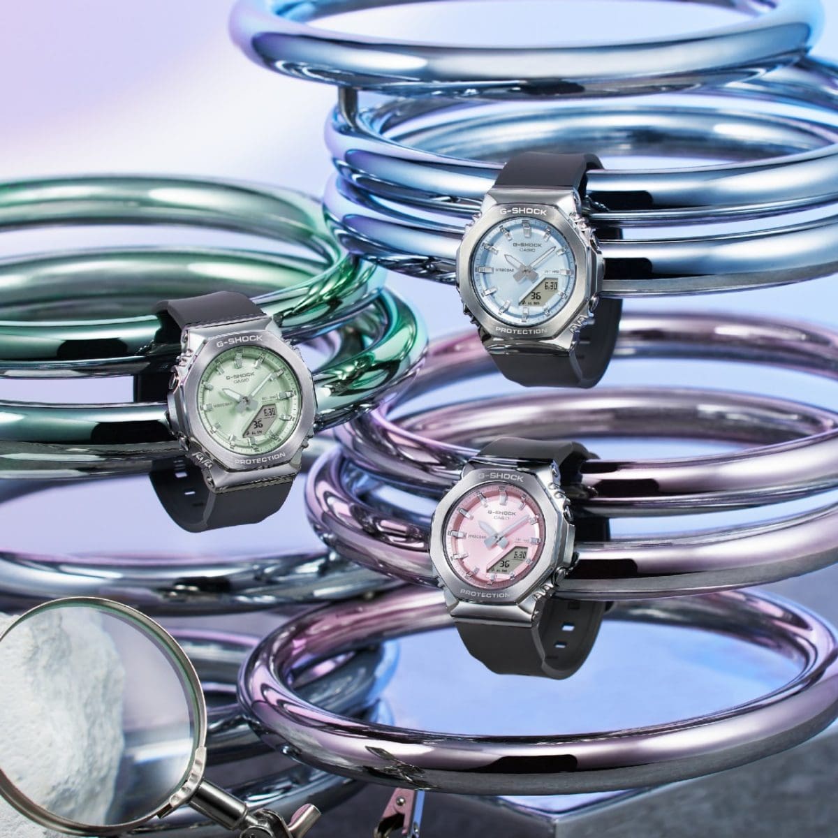 Desde arriba: GM-S2110-2A, GM-S2110-3A y GM-S2110-4A