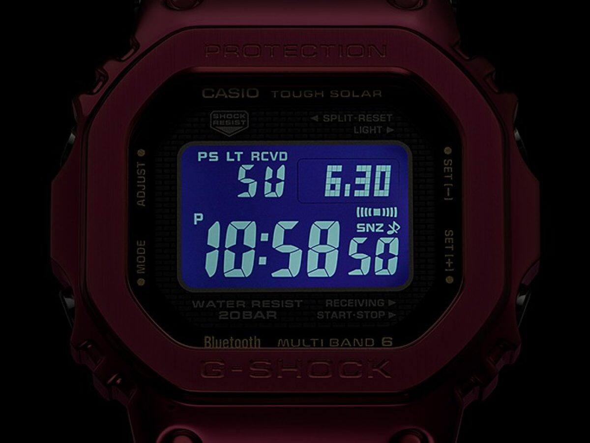 G-SHOCK GMW-B5000RD-4 ボルドー 極上品 CASIO GMWB5000RD-4 | Digital Men's Watch G-SHOCK | CASIO
