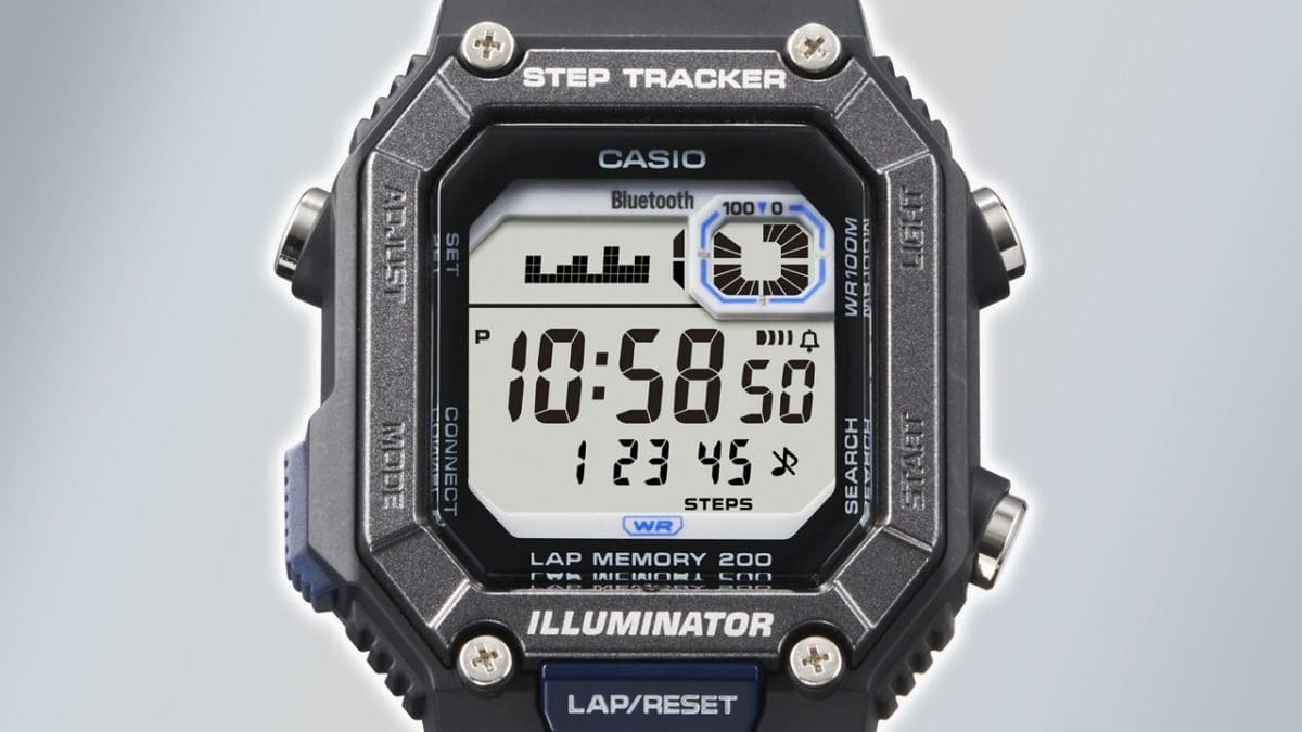 WS-B1000-1AV Cronómetro y contador de pasos para un estilo de vida activo