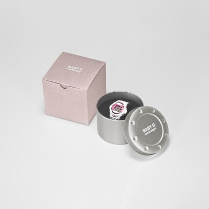 The packaging of the BG-169MH-7ER consists of a silver metal tin and a pink outer carton.