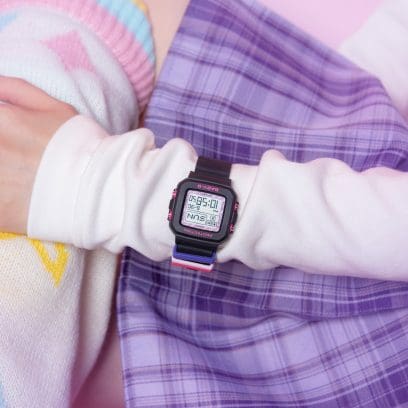 The BABY-G digital watch on a girl's wrist