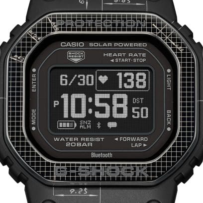 DW-H5600EX-1 Multi-functionality with enhanced readability: Memory-in-pixel (MIP) LCD