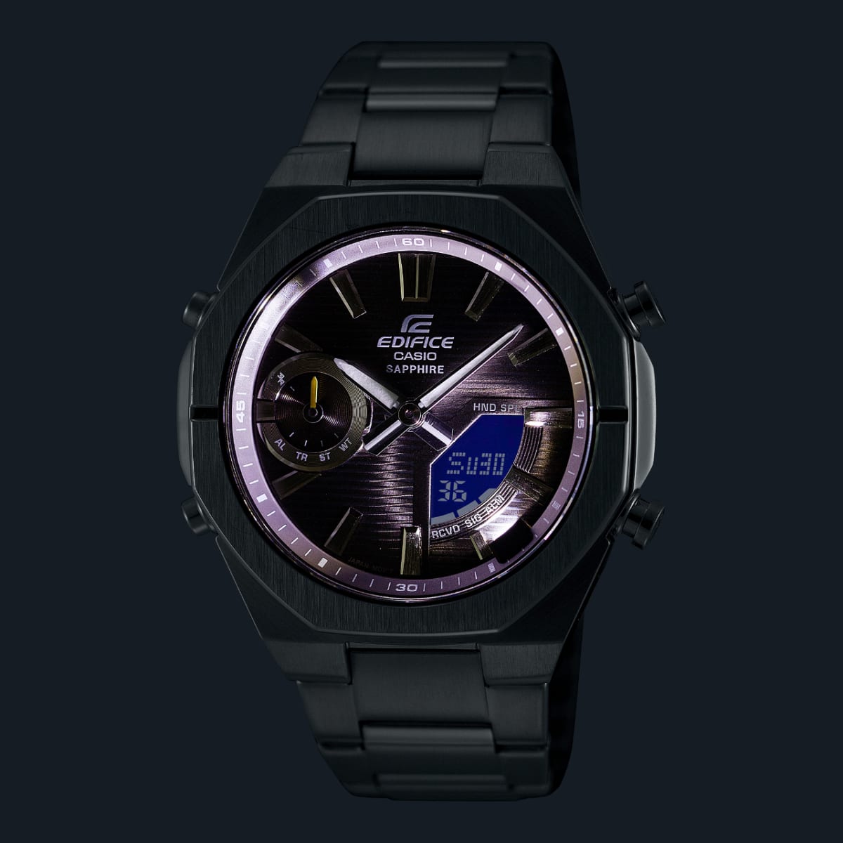 The ECB-S10D-2A with LED lighting switched on