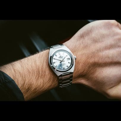 The EFB-109D-7AVEF on a man's wrist