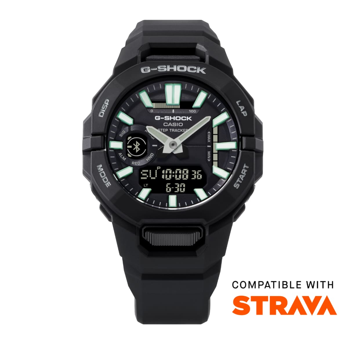 Front view of the GBA-950-1AER with STRAVA logo in the lower right corner of the image