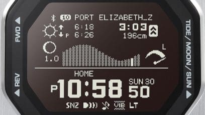 Close-up of the GBX-100S-2ER digital display