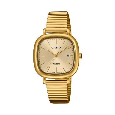 green emerald velvet dress Peugeot Women's 14K Gold Plated Square Dress Watch with European Crystals and Green Leather Band