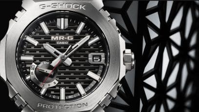 MRG-B2100D-1A Dial design inspired by kigumi concept from Japanese aesthetics