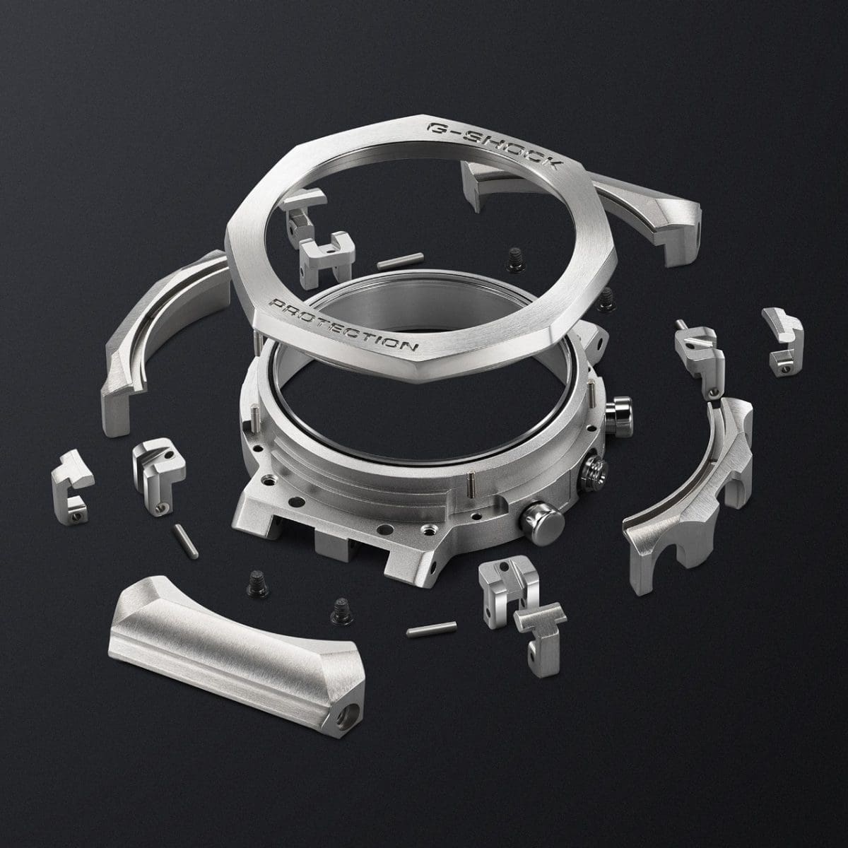 Composition of the individual parts of the housing of the MRG-B2100D-2ADR