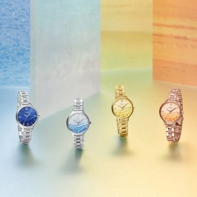 From left: SHE-4550D-2B, SHE-4550D-2A, SHE-4550G-9A, SHE-4550PG-4A