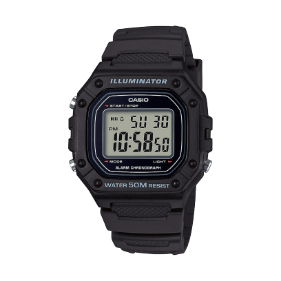 Front view of the black W-218H-1AV