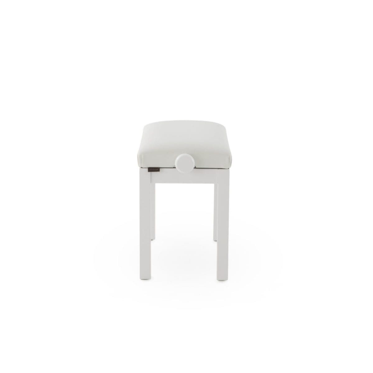 Vue sur le côté étroit du banc de piano BG30A-WE