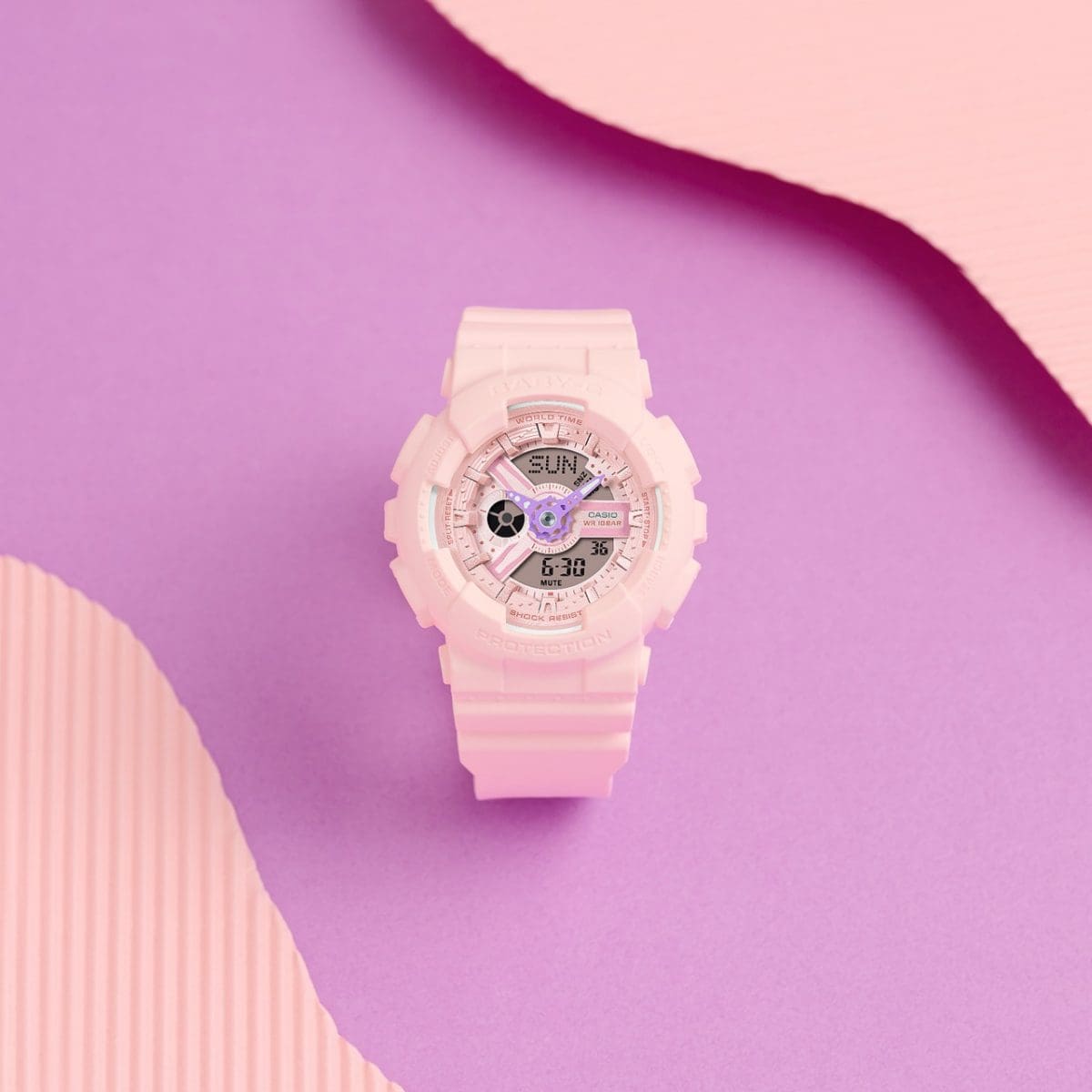 Le BA-110AH-4AER rose sur fond violet