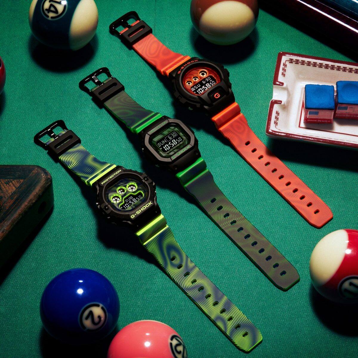 À partir du haut : DW-6900TD-4, DW-D5600TD-3, DW-5900TD-9