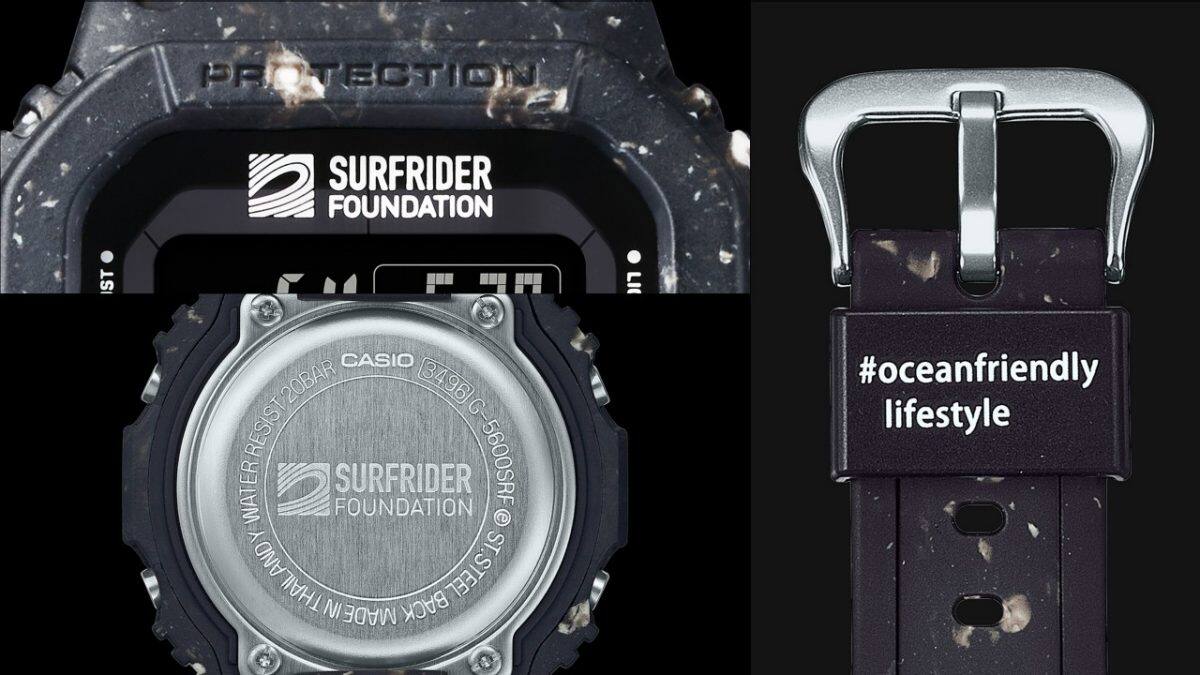 G-5600SRF-1 Logo et message exprimant le désir de vivre en harmonie avec la nature