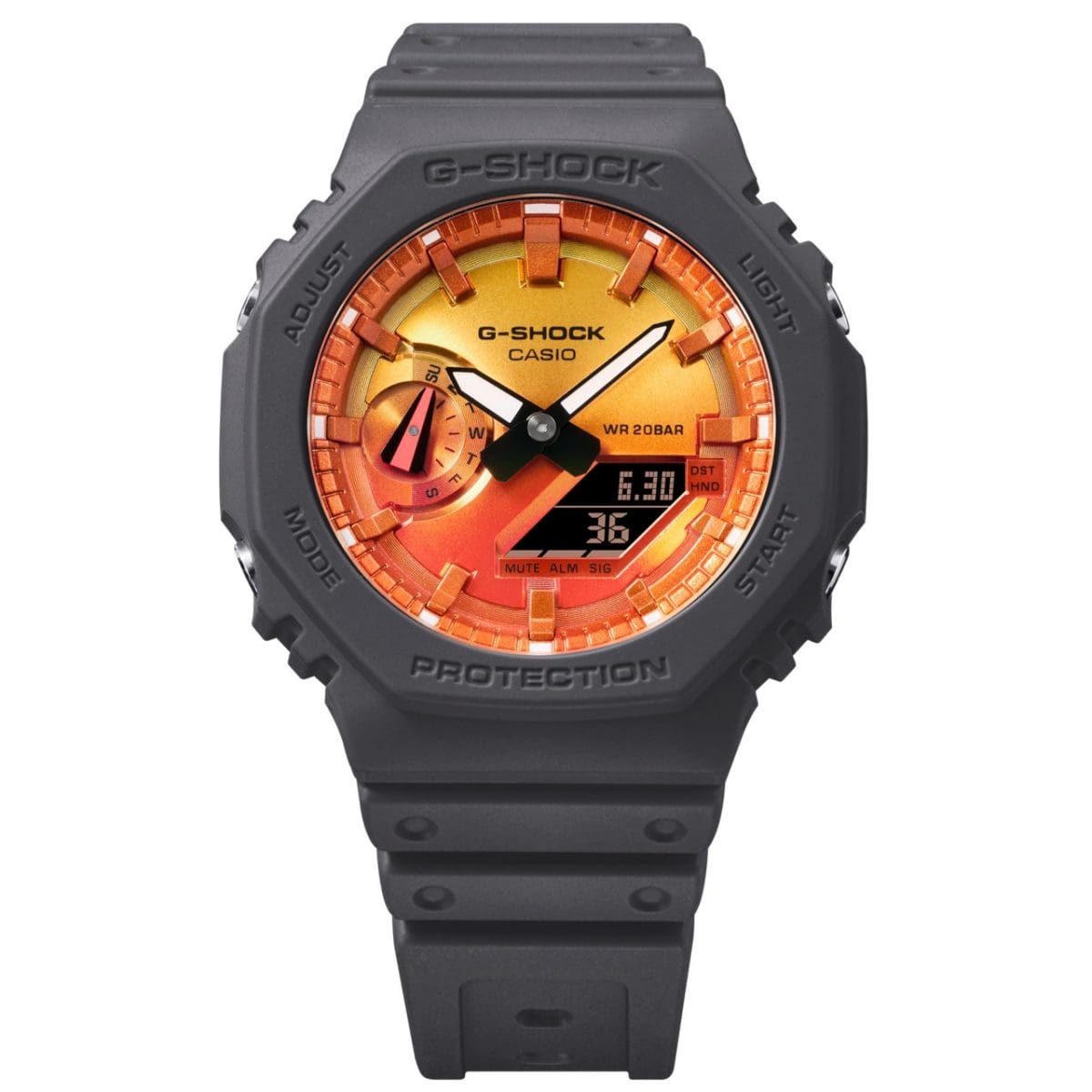 GA-2100FL-8A Attention to materials: Bio-based resin