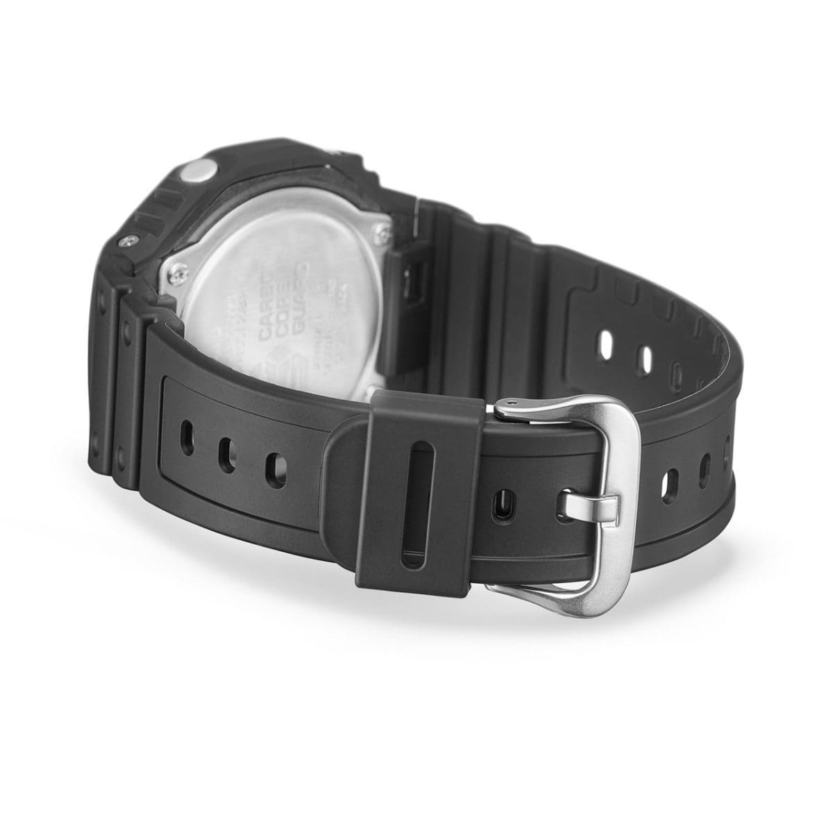 Dos du GA-2100SR-1A avec sangle fermée et fermoir argenté