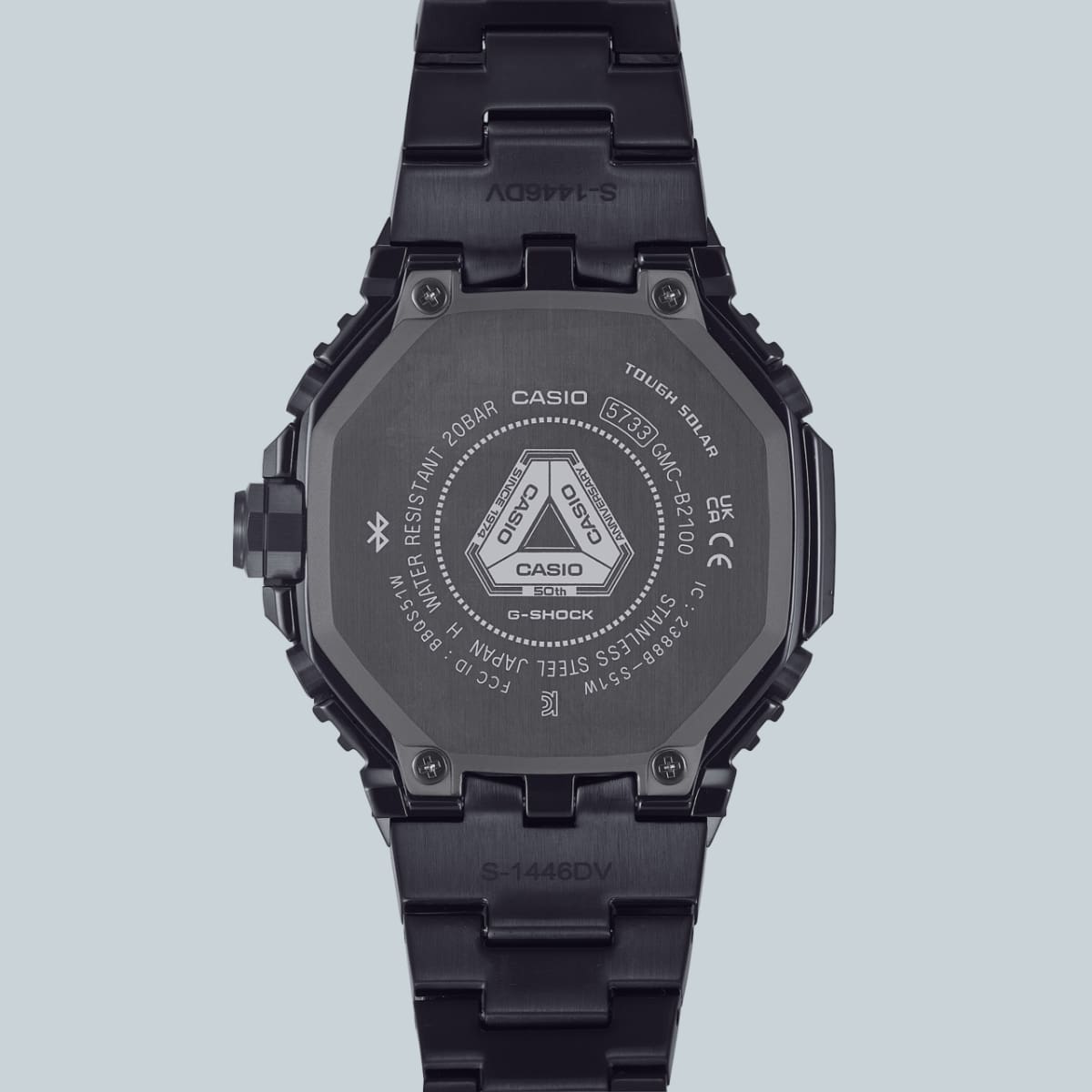 GMC-B2100ZE-1A Design spécial du fond du boîtier pour célébrer le 50e anniversaire de la Casio Watch